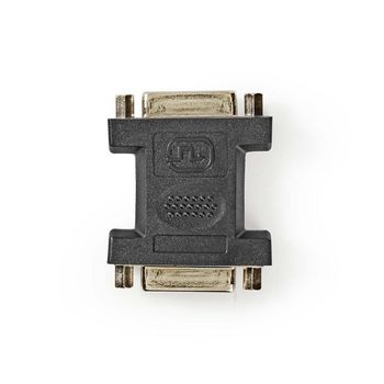 [CCGP32950BK] Nedis CCGP32950BK DVI Adapter 2x DVI-I 24+5-Pin Female Nickel Plated Black