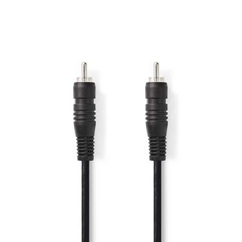 [CAGB24170BK20] Nedis CAGB24170BK20 Digitale Audiokabel RCA Vernikkeld 2m Zwart