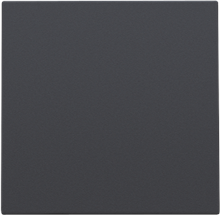 [122-76901] Niko 122-76901 Blank plate 45x45mm Anthracite Black