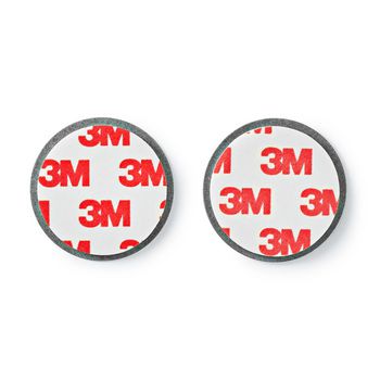 [DTCTBR05] Nedis DTCTBR05 Montageset Rookmelder 39.4 mm Magnetisch Zelfklevend Zilver