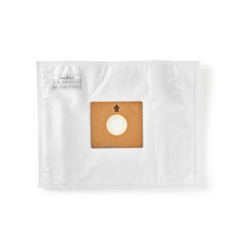 [DUBG121NED10] Nedis DUBG121NED10 Stofzuigerzak Nedis VCBG300-Series 10 Stuks Synthetisch Wit