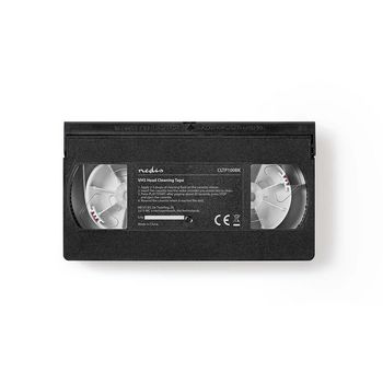 [CLTP100BK] Nedis CLTP100BK VHS-Reinigingscassette 20 ml VHS-Koppen Zwart