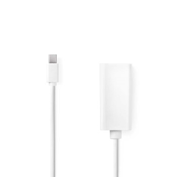 [CCGB37650WT02] Nedis CCGB37650WT02 Mini DisplayPort 1.2 Cable Mini DisplayPort - HDMI Female 21.6 Gbps 20cm White