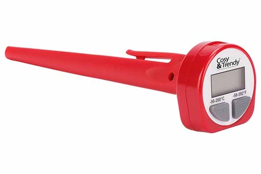 [4597708] Cosy & Trendy 4597708 Meat Thermometer Digital -50°C-+200°C Red