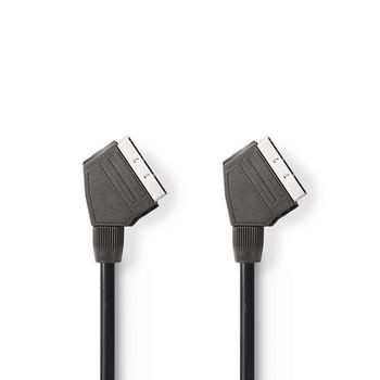 [CVGB31000BK20] Nedis Scart Cable 2.0m Black - CVGB31000BK20