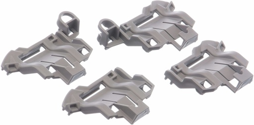 [00611473] Pinces pour support de plaque Siemens 00611473, 4 pièces, gris