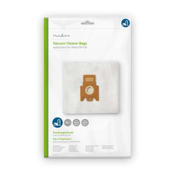 [DUBG120MIE10] Nedis DUBG120MIE10 Miele Vacuum Cleaner Bag 10 Pieces Synthetic White