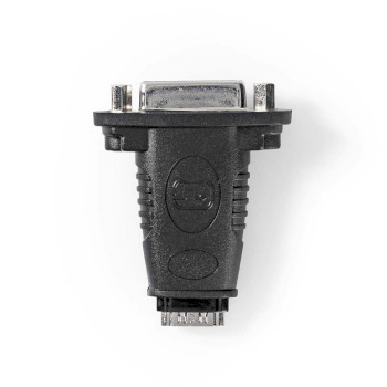 [CVGB34911BK] Adaptateur HDMI 1.4 Nedis CVGB34911BK HDMI - DVI-D 24+1 broches femelle, nickelé, noir