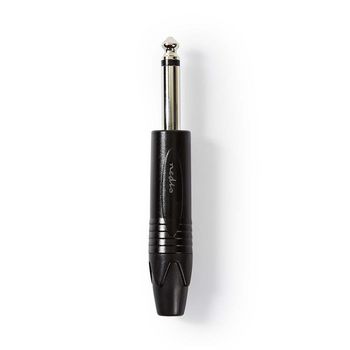 [COTP23900BK] Nedis COTP23900BK 6,35 mm Jack Audioconnector Vernikkeld 6mm Maximale Diameter Zwart