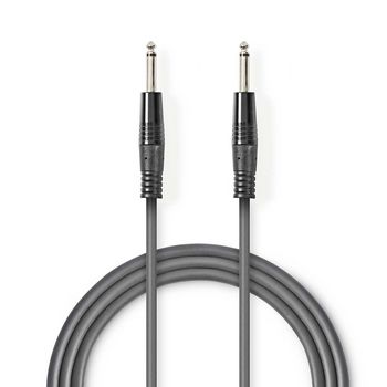 [COTH23000GY50] Nedis COTH23000GY50 Mono Audio Cable 6.35 mm Jack 5m Grey