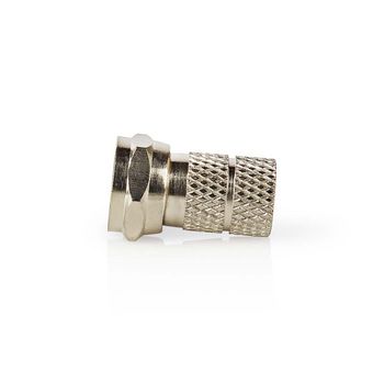 [CSGB41903ME] Nedis CSGB41903ME F-Connector Vernikkeld 75 Ohm 5.5 mm Maximale diameter Zilver 5 Stuks