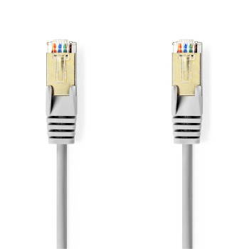 [CCGP85121GY50] Nedis CCGP85121GY50 CAT5e Network Cable SF/UTP RJ45 5m Gray