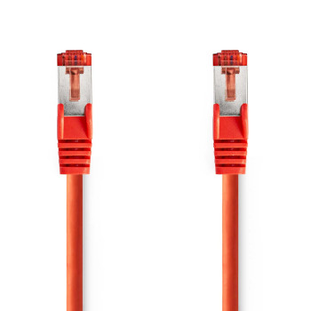 [CCGP85221RD15] Nedis CCGP85221RD15 CAT6 Network Cable S/FTP RJ45 1.5m LSZH Red
