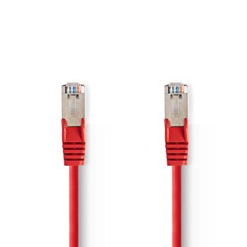 [CCGP85121RD50] Nedis CCGP85121RD50 CAT5e Network Cable SF/UTP RJ45 5m Red