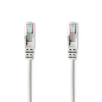[CCGP85100GY20] Nedis CCGP85100GY20 CAT5e Network Cable U/UTP RJ45 2m Gray