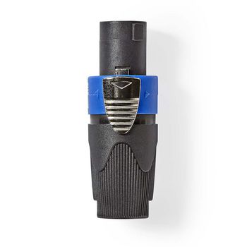 [COTP16900BK] Nedis COTP16900BK Speaker Connector Nickel Plated 8mm Max Diameter Black