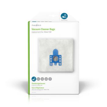 [DUBG220MIE4] Nedis DUBG220MIE4 Vacuum Cleaner Bag Miele 4 Pieces Synthetic White