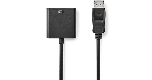 [CCGP37250BK02] nedis - displayport - dvi-kabel | displayport male - dvi-d 24+1-pins female | 0,2 m | zwart