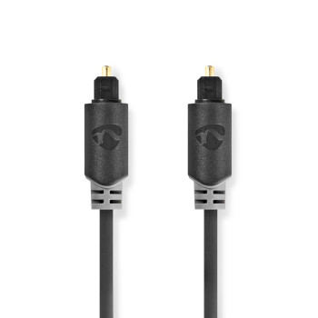 [CABW25000AT30] Nedis CABW25000AT30 Optical Audio Cable TosLink 3m Black