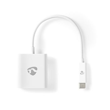 [CCGP64851WT02] Nedis CCGP64851WT02 USB 3.2 Gen 1 Adapter USB-C - VGA Female 1080p 5 Gbps 20cm White
