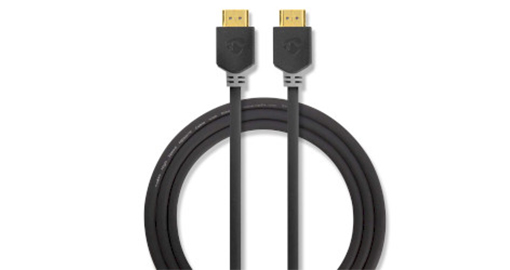 [CVBW34000AT20] nedis - high speed hdmi™-kabel met ethernet | hdmi™-connector - hdmi™-connector | 2,0 m | antraciet