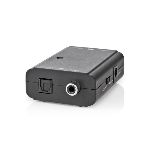[ACON2507BK] Nedis ACON2507BK Digital Audio Converter 2-way COAX-Toslink / Toslink-COAX Black