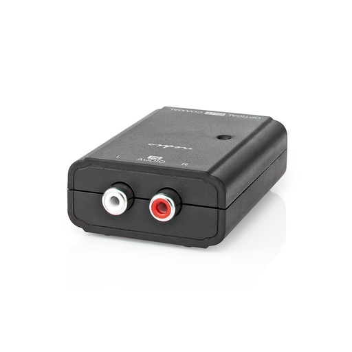 [ACON2508BK] Nedis ACON2508BK Digital Audio Converter RCA - COAX / Toslink Black