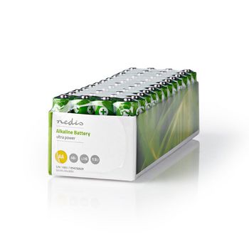 [BAAKLR648BX] Nedis AA Batterijen Alkaline 48Stuks 1.5V - BAAKLR648BX