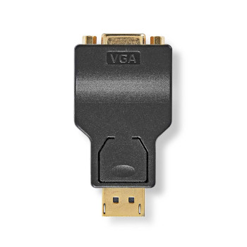 [CCBW37935AT] Adaptateur DisplayPort Nedis CCBW37935AT DisplayPort - VGA femelle 1080p plaqué or noir