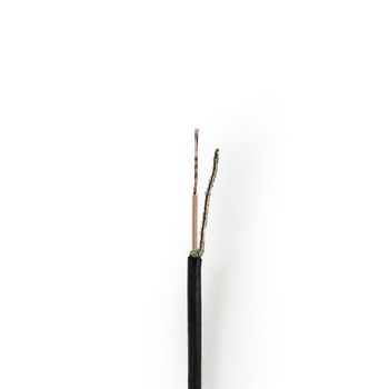 [CSBR0210BK1000] Nedis CSBR0210BK1000 Coaxkabel op Haspel RG174 50Ohm Enkelvoudig Afgeschermd ECA 100m Zwart