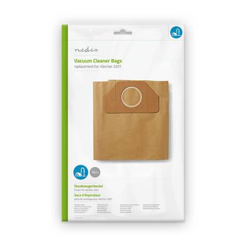 [DUBG111KAR10] Nedis DUBG111KAR10 Vacuum Cleaner Bag Kärcher 2201 10 Pieces Paper Brown