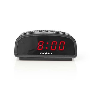 [CLDK008BK] Nedis CLDK008BK Digital Desk Alarm Clock LED Display Black