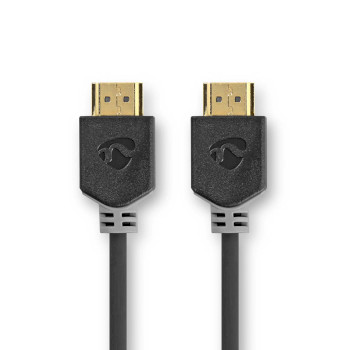[CVBW35000BK10] Nedis CVBW35000BK10 ​​HDMI 2.1 Cable 8K@60Hz 48 Gbps 1m Black