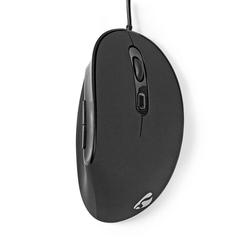 [ERGOMSWD100BK] Nedis ERGOMSWD100BK Wired Mouse USB-A Black