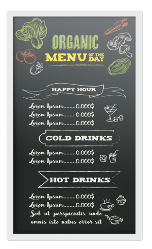 [60006041] Affiche de contenu E-Paper Sharp/NEC EP-C251 25,3" 3200x1800px 24h/24 et 7j/7 0 Consommation d'énergie