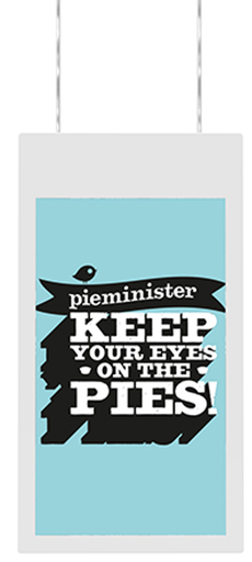 [UDS55HD8] GeroScreen UDS55HD8 - 55" White Ultra High Brightness Hanging Double-Sided Displays