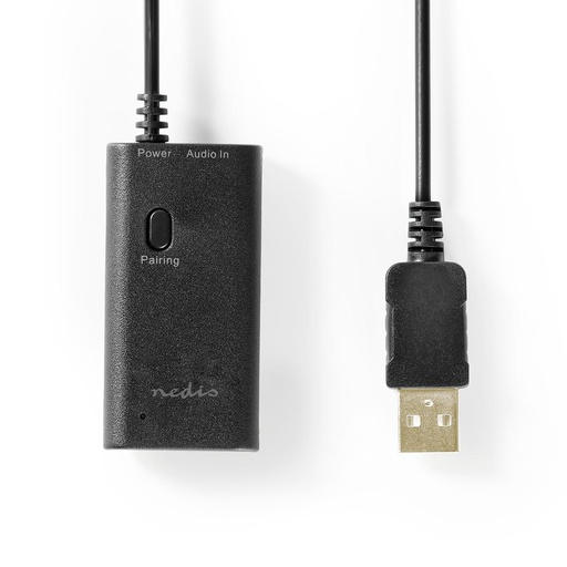 [BTTR100BK] Nedis BTTR100BK Bluetooth Transmitter 3.5mm Jack AptX 10m Black