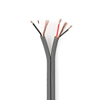 [COTR15001GY100] Nedis COTR15001GY100 Audiokabel op rol 4 x 0.16 mm² Koper 100m Grijs