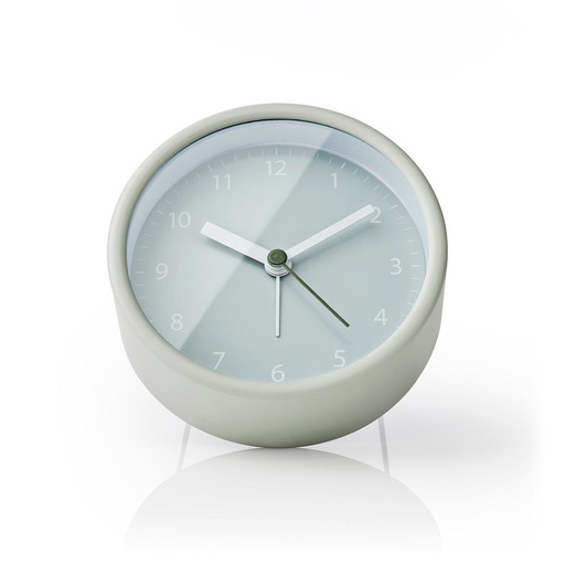 [CLDK006GR] Nedis CLDK006GR Analogue Desk Alarm Clock Battery Powered Green
