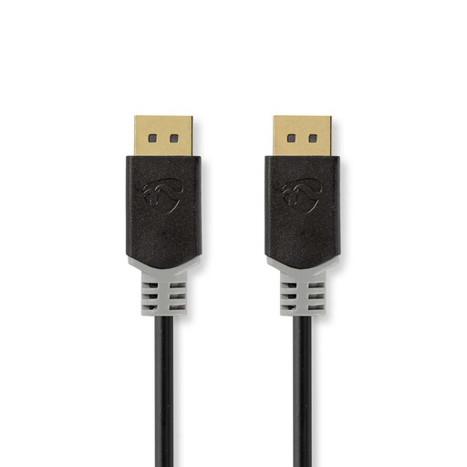 [CCBW38010AT20] Câble DisplayPort Nedis CCBW38010AT20 8K à 60 Hz plaqué or 2 m noir