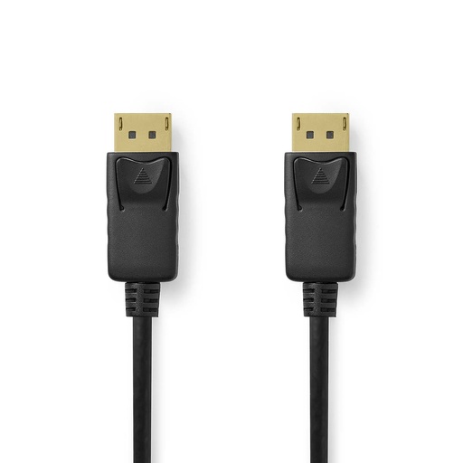 [CCGL38010BK20] Câble DisplayPort Nedis CCGL38010BK20 8K à 60 Hz plaqué or 2 m noir