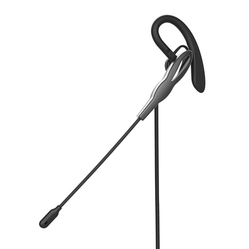 [CHSTUM210BK] Casque mono Nedis CHSTUM210BK intra-auriculaire USB-A / USB-C pliable avec microphone Noir