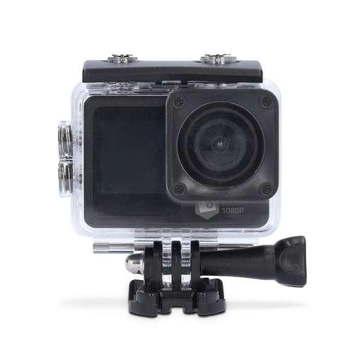 [ACAM31BK] Nedis ACAM31BK Action Cam Dubbel scherm 1080p@30fps 12 M Waterbestendig Zwart
