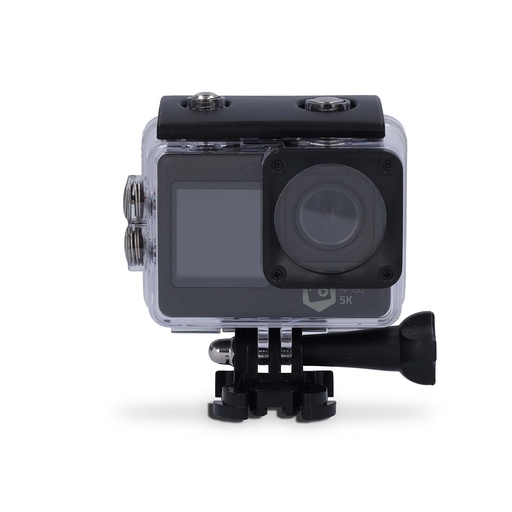 [ACAM71BK] Nedis ACAM71BK Action Cam Dual screen 5K@30fps 16 MP Waterproof Black