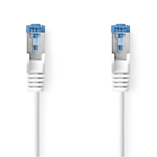 [CCGB85330WT10] Câble réseau Nedis CCGB85330WT10 CAT6a S/FTP RJ45 1 m LSZH Blanc