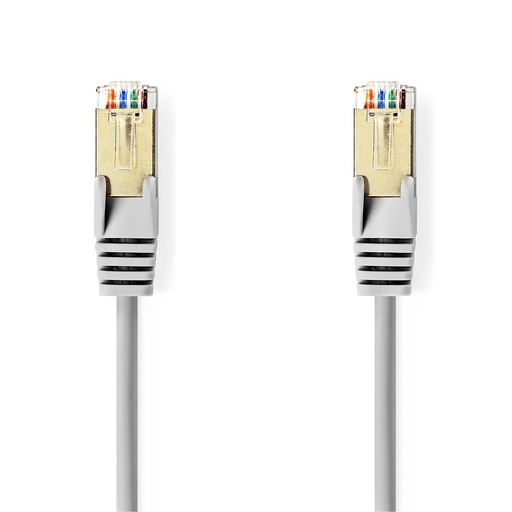 [CCGL85121GY05] Nedis CCGL85121GY05 CAT5e Network Cable SF/UTP RJ45 50cm Gray