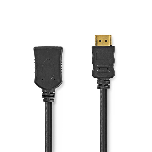 [CVGL34096BK20] Nedis CVGL34096BK20 ​​HDMI 2.0 Cable with Ethernet 4K@60Hz ARC 10.2 Gbps 2m Black