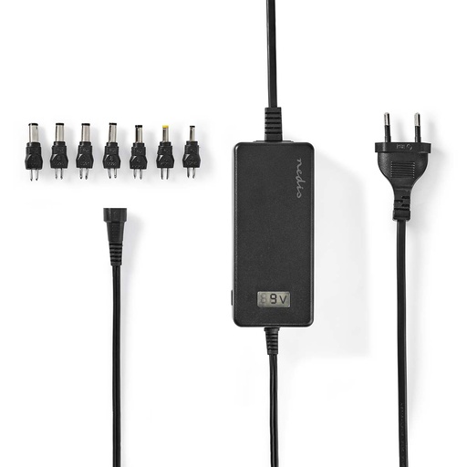 [ACPA105] Nedis ACPA105 Universal AC Power Adapter 36W 5-24V DC 1.80m 2.4-3.0A Black