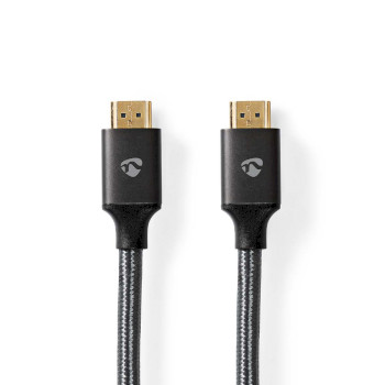 [CVTB34000GY10] Nedis CVTB34000GY10  ​​HDMI 2.0-Kabel 4K@60Hz ARC 18 Gbps 1m Grijs 