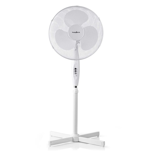 [FNST10CWT40] Nedis FNST10CWT40 Staande Ventilator Zwenkfunctie 45W Wit